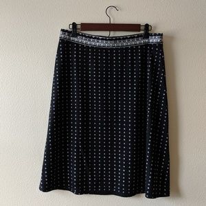 Knee-length, B&W Skirt
